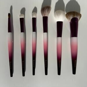 Sonia G Limited Edition The Lotus Set of 6 Brushes Builder Cheek +More Fude NWOT